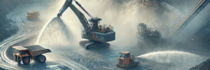 Importance of water spray systems for dust control in mines