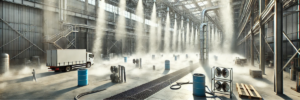 Mist Ventilation System – Cooling + Airflow for Open & Industrial Spaces