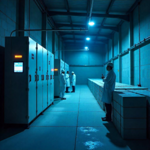 Concrete block manufacturing plants