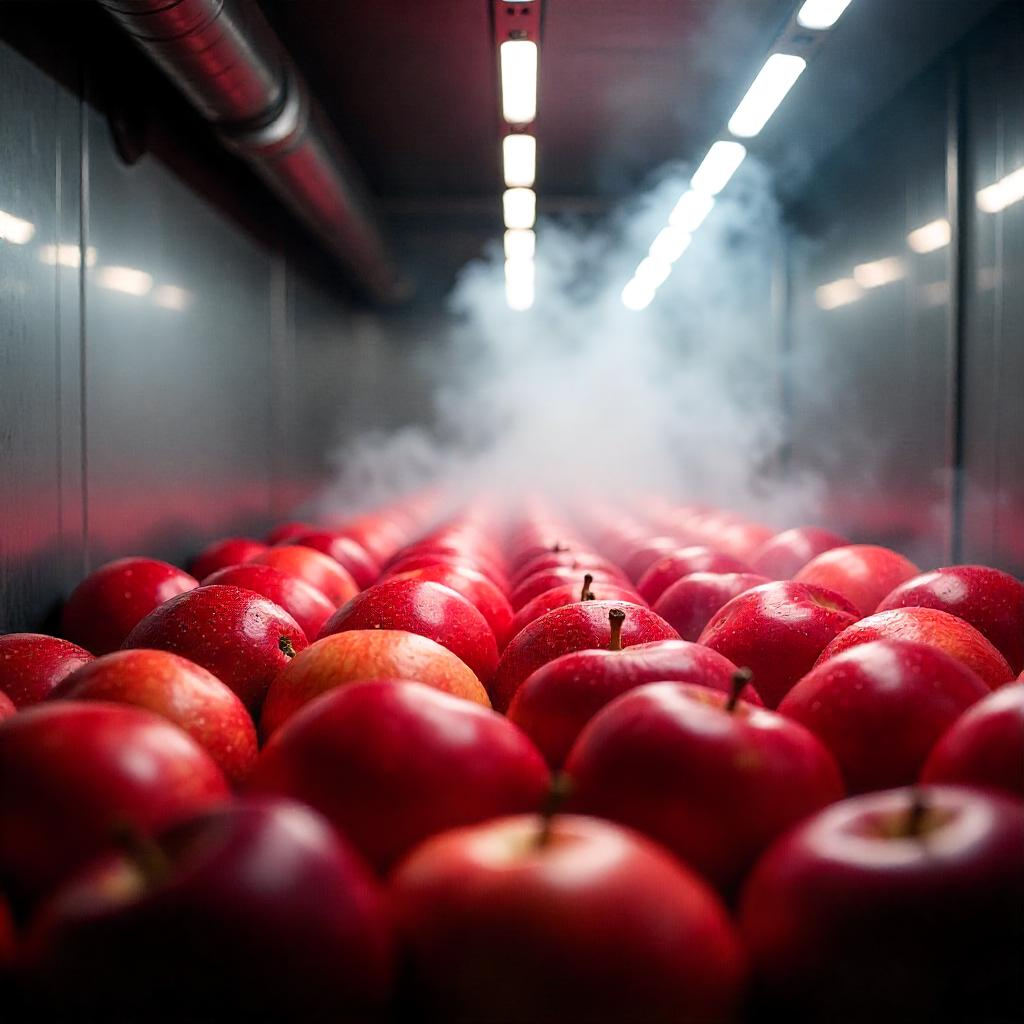Ripening chambers for fruits