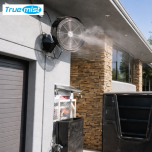 wall mounted misting fan